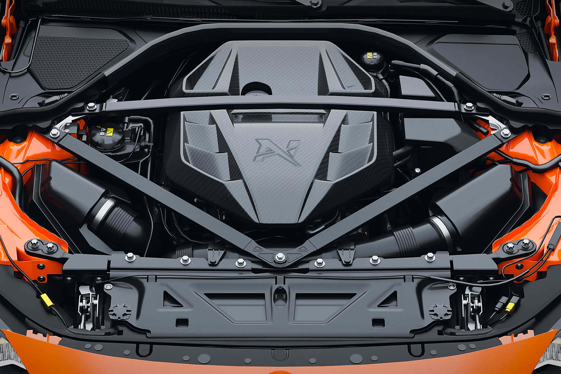 Alpha-N PERFORMANCE CARBON ENGINE COVER for BMW G8X M2/M3/M4