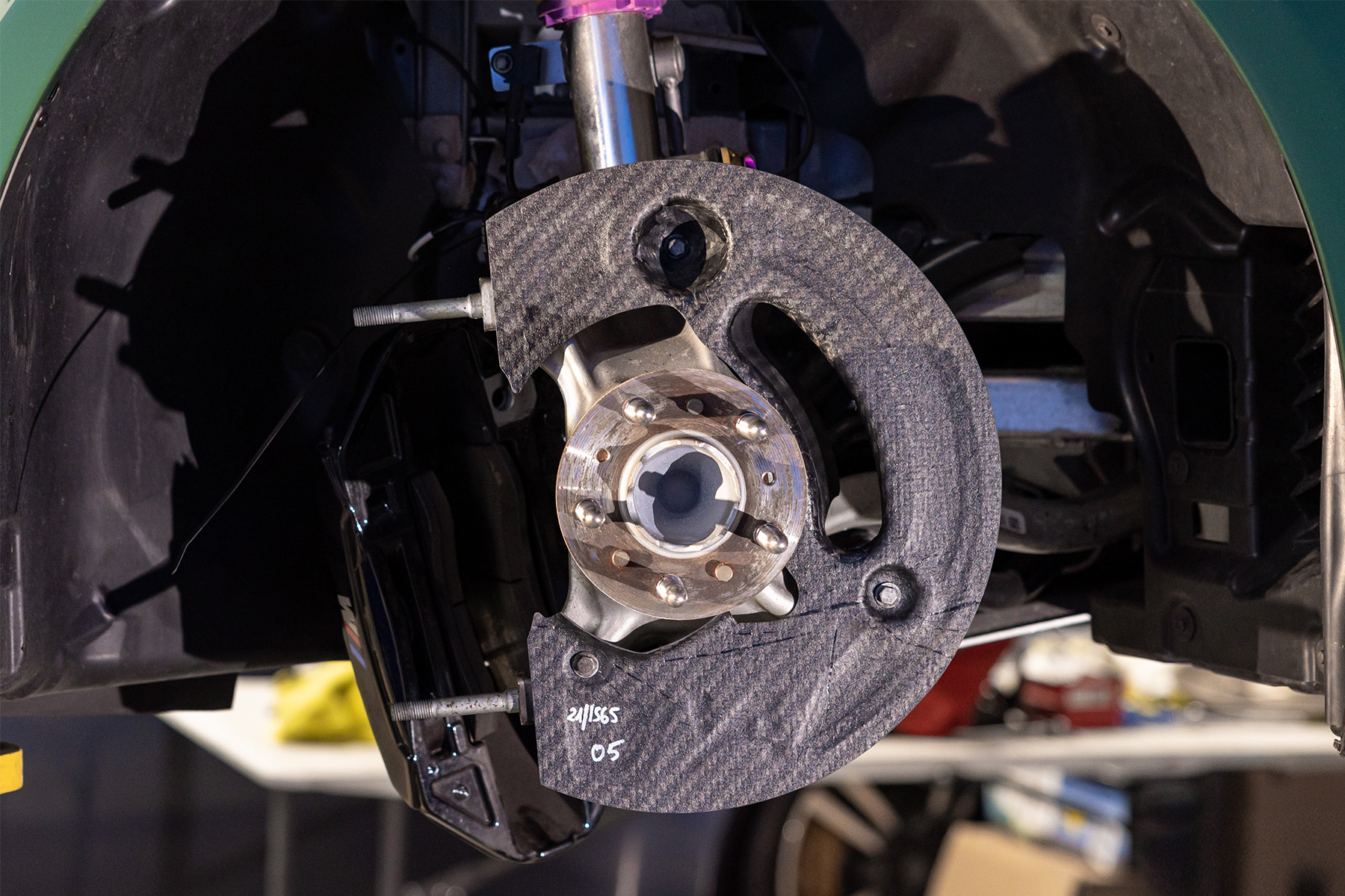 Alpha-N PERFORMANCE CARBON BRAKE SHIELD for BMW G8# M2 / M3 / M4