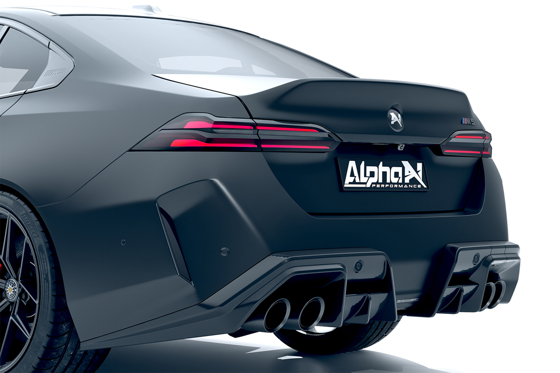 Alpha-N PERFORMANCE CARBON REAR DUCK TAIL Add-on for BMW G90